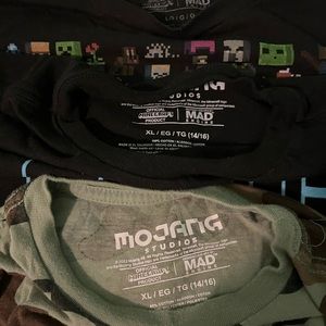 Minecraft Boys Mojang Shirts 3